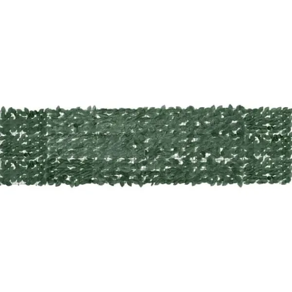 vidaXL Balkongskärm mörkgröna blad 300x75 cm