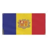Outlet Banner Flag of Andorra 6 öljetter 180x360cm i polyester Flaggor & Vindstrutar