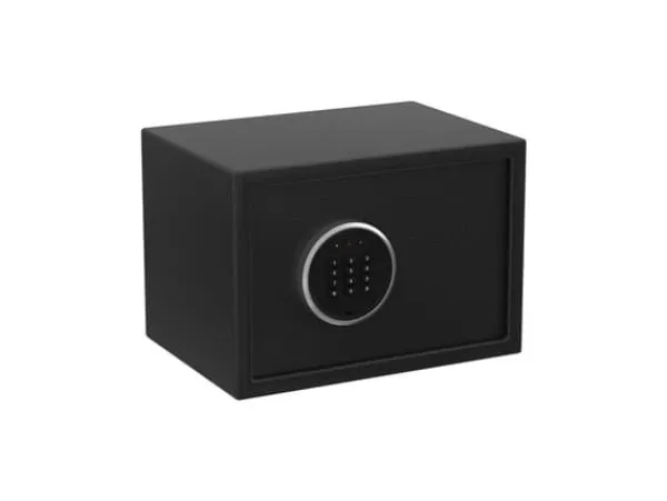 Clearance BASI EMT 250, Fristående kassaskåp, Svart, Kod, Elektronisk, Stål, Batteri, AA Kassaskåp