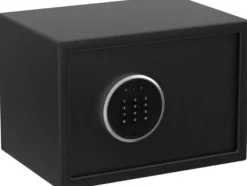 Clearance BASI EMT 250, Fristående kassaskåp, Svart, Kod, Elektronisk, Stål, Batteri, AA Kassaskåp