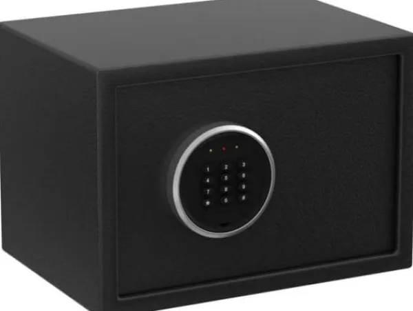 Clearance BASI EMT 250, Fristående kassaskåp, Svart, Kod, Elektronisk, Stål, Batteri, AA Kassaskåp