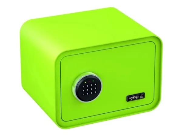 BASI mySafe 350, Fristående kassaskåp, Grön, Kod, Elektronisk, Vägg, 1 galler, Batteri