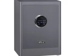 BASI mySafe Premium 450, Fristående kassaskåp, Grå, Kod, Elektronisk, Fingeravtrycksläsare, Vägg, 1 galler, Batteri