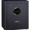 Outlet BASI mySafe Premium 350, Fristående kassaskåp, Svart, Elektronisk, Kod, Fingeravtrycksläsare, 1 galler, Batteri, AA Kassaskåp