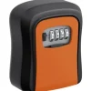 BASI SSZ 200, Väggkassaskåp, Svart, Orange, Kombinationslås, Gjuten aluminium, Vägg, nyckel