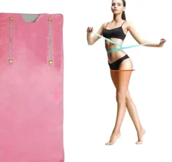 Hot Bastu Filt, Kropp Avslappning, Termal Terapi,EU-plugg, 220 V, Rosa Bastu