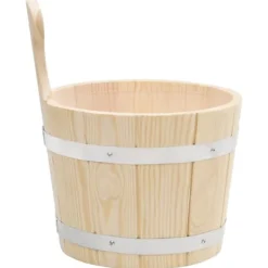 Bastutillbehör - Living Bastuhink och slev set massiv furu