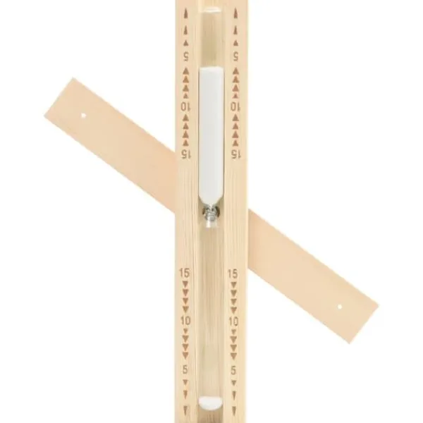 Bastutillbehör - Living 2-i-1 Bastutermometer & hygrometer sandur set massiv furu