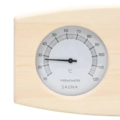 Bastutillbehör - Living 2-i-1 Bastutermometer & hygrometer sandur set massiv furu