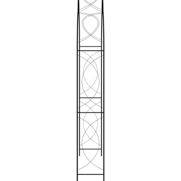 Bersåer, spaljéer & pergolor - Living Trädgårdsbåge 150x34x240 cm järn