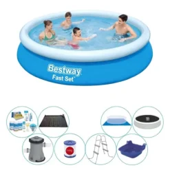 Fast Set Runt 366x76 cm - Deluxe Pool Set Pooler