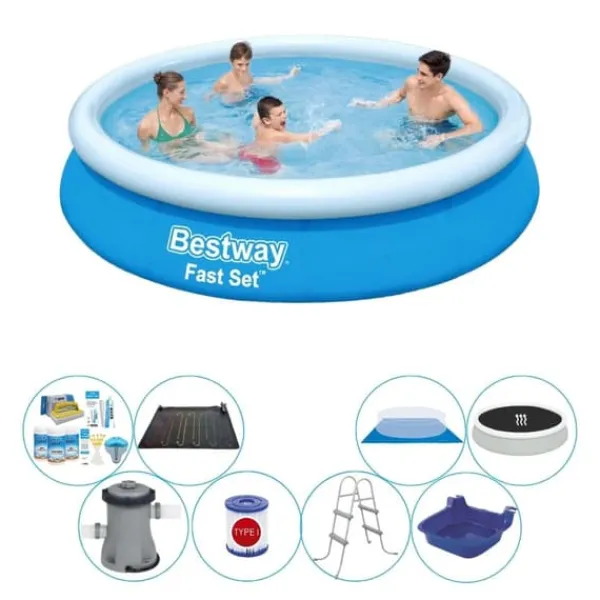 Fast Set Runt 366x76 cm - Deluxe Pool Set Pooler