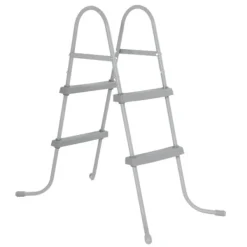 Bestway Round Steel Pro MAX swimmingpool - 366 x 76 cm - Grå - Inklusive Tillbehör - CB60
