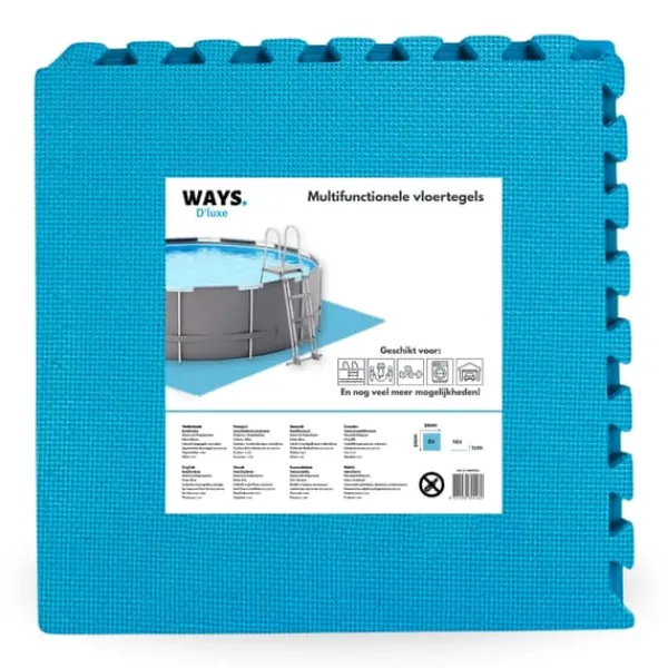 Bestway Round Uppblåsbar Fast Set Pool - 366 x 76 cm - Blå - Inklusive Tillbehör - CB17