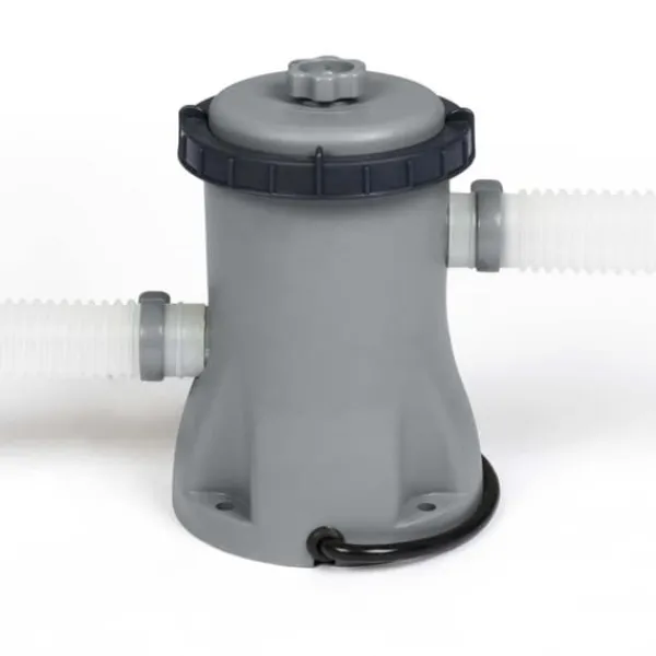 Bestway Round Uppblåsbar Fast Set Pool - 366 x 76 cm - Blå - Inklusive Tillbehör - CB57
