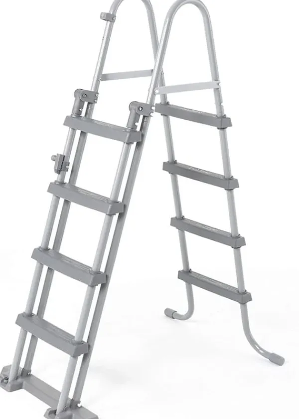 Viking Choice Bestway Steel Pro Max 549x122 cm Rund poolset över mark med pump, stege och lock - Arktisk grå