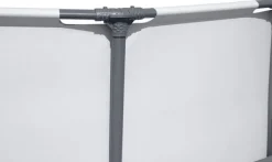 New Bestway Steel Pro Max 457x122 cm Rund poolset över mark med pump, stege och lock Pooler