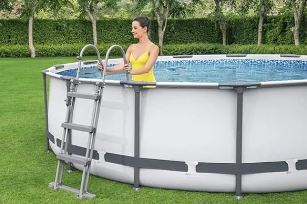Discount Bestway Steel Pro Max 549x122 cm grå - komplett set Pooler