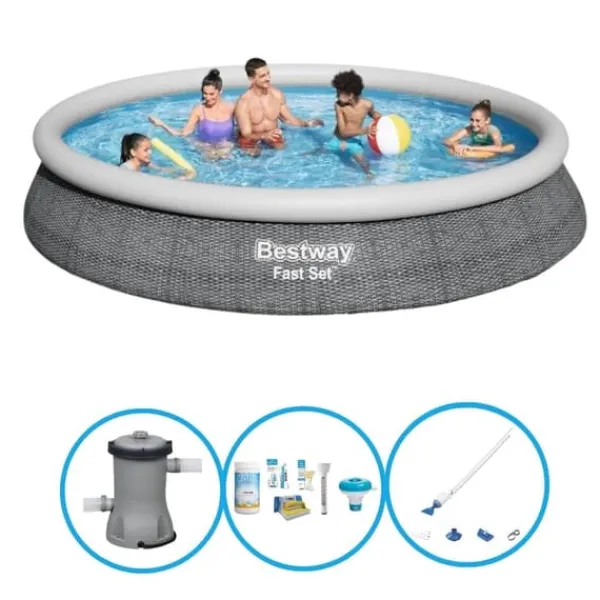 Clearance Swimming Pool Fast Set - 457x84 cm - Poolset Pooler