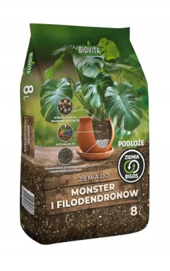 Outlet BIGOS jord för monsteror och philodendron BIOVITA 8l Jord & Sand
