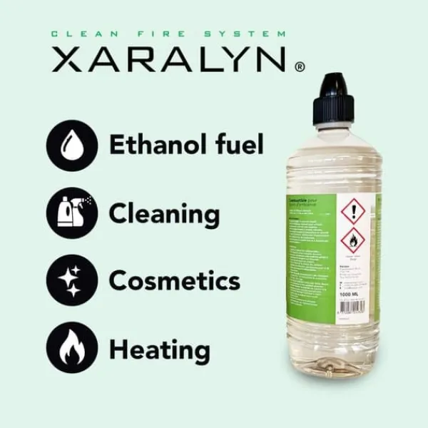 Bioethanol CL100 (24X 1 Liter) - 100 % ren bioetanol - Luktfri - Holländskt ursprung - Miljövänligt bränsle