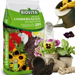 BIOVITA UNIVERSAL BLOMSTERJORD 20 LITER MED GÖDSEL Jord & Sand