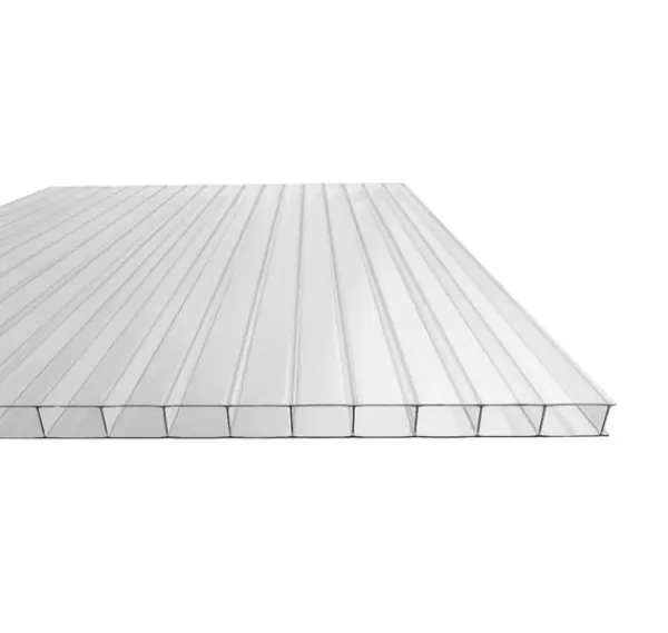 Bit av växthusflerväggsark / klar polykarbonat 700x1500mm - 4mm, 3st.
