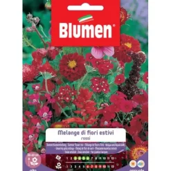 Blandning av röda sommarblommor frö frön Fröer & Lökar
