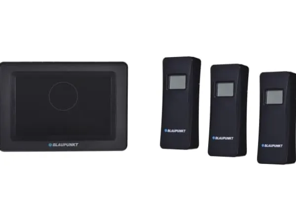 BLAUPUNKT Väderstation med 3 sensorer med LCD WS40BK