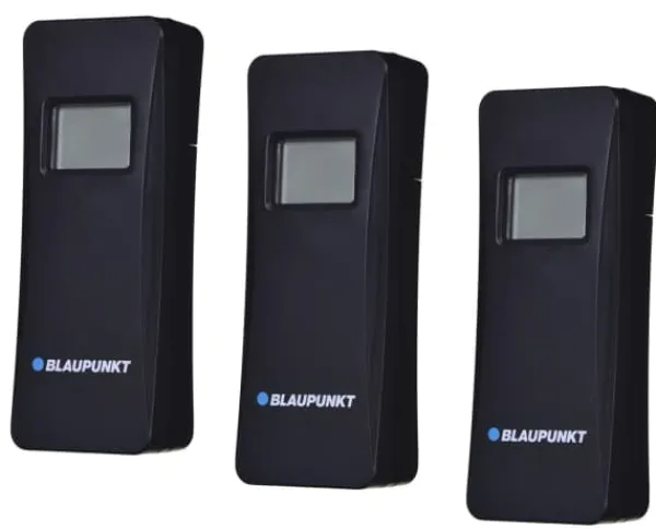 BLAUPUNKT Väderstation med 3 sensorer med LCD WS40BK