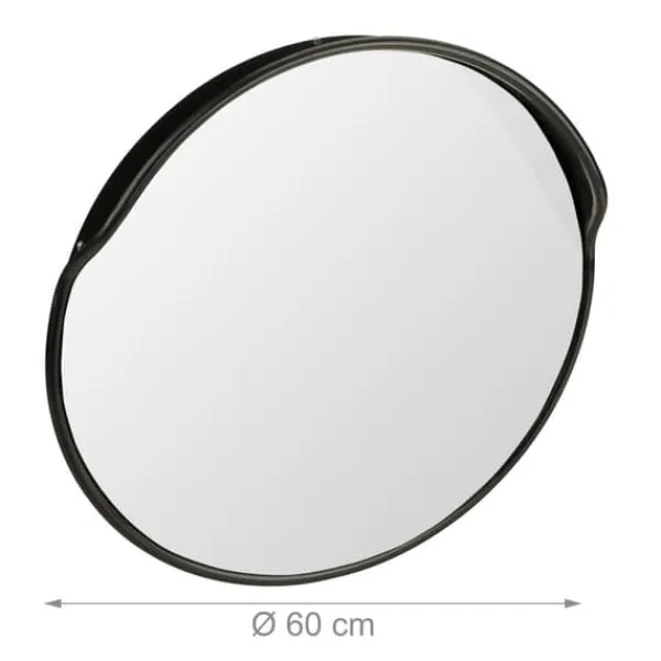 Blind Spot-spegel, 60x60x25 cm, Svart