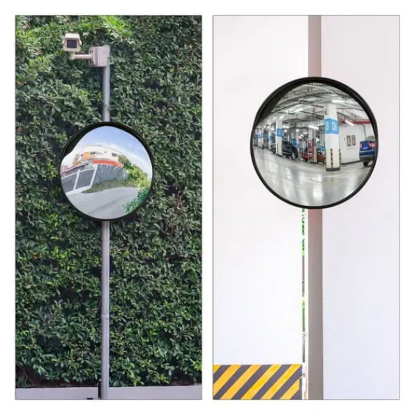 Blind Spot-spegel, 60x60x25 cm, Svart