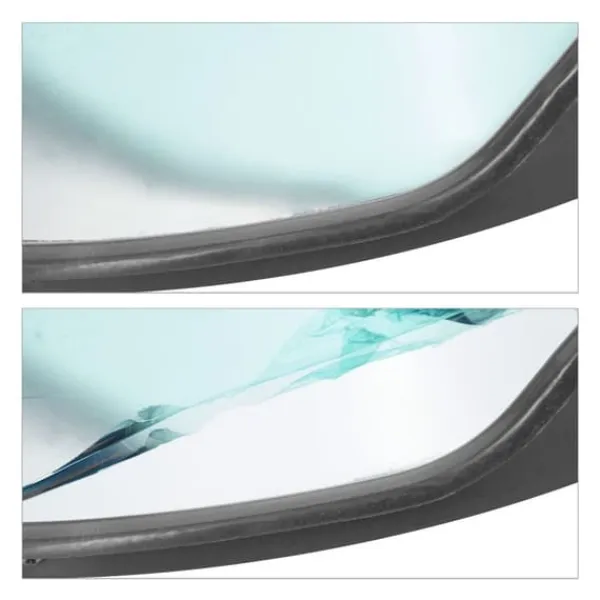 Blind Spot-spegel, 60x60x25 cm, Svart