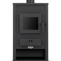 Viking Choice BLIST B2E Högeffektiv vedspis med vattenmantel, 15 kW, för centralvärmesystem