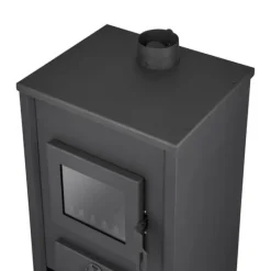 Viking Choice BLIST B2E Högeffektiv vedspis med vattenmantel, 15 kW, för centralvärmesystem