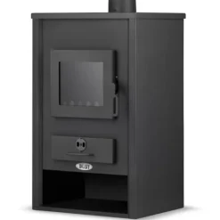 Sale BLIST B2E Modern Design Vedspis med Vattenmantel - 15 kW, Miljövänlig Uppvärmning för Designmedvetna Hem Vedeldade Kaminer