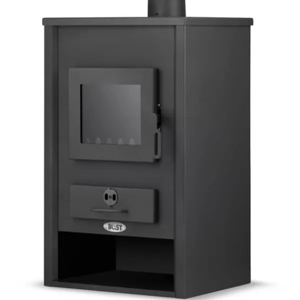 Sale BLIST B2E Modern Design Vedspis med Vattenmantel - 15 kW, Miljövänlig Uppvärmning för Designmedvetna Hem Vedeldade Kaminer