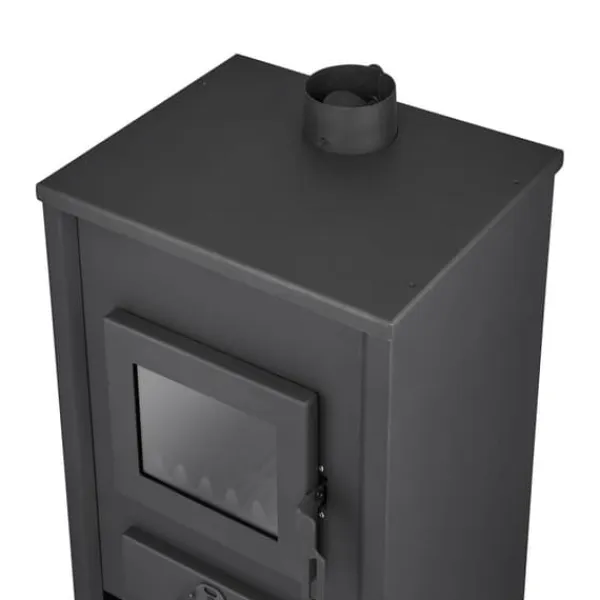 Sale BLIST B2E Modern Design Vedspis med Vattenmantel - 15 kW, Miljövänlig Uppvärmning för Designmedvetna Hem Vedeldade Kaminer
