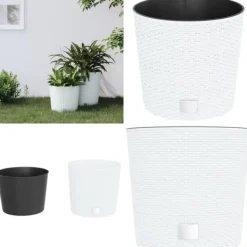 Online Blomkruka med avtagbar insida vit 15/15,3 L PP-rotting - Odlingslåda - Odlingslådor - Home & Living Krukor & Växtbehållare