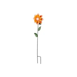 Discount Blomma med Solens Ljus 11x6x49,5cm Lumineo Trädgårdsprydnader