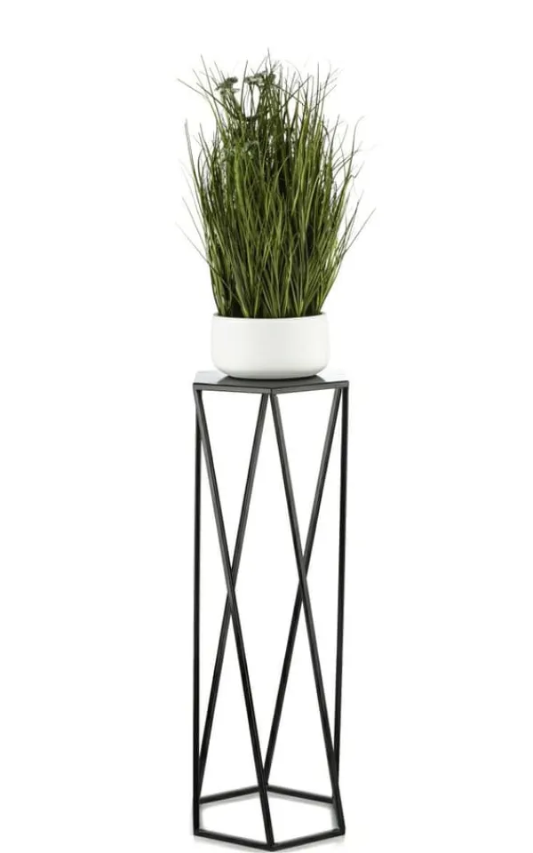Blomstativ för växter svart 70 cm