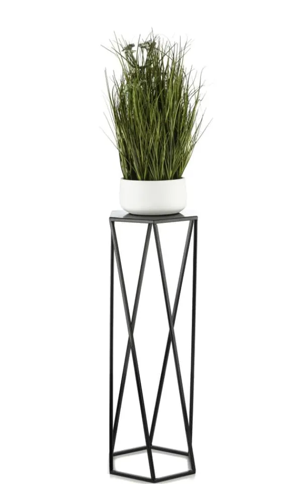 Blomstativ för växter svart 70 cm