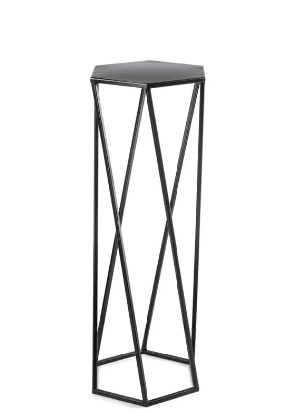 Blomstativ för växter svart 70 cm