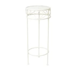 Blomstativ SANDY D25xH60cm, antikvit