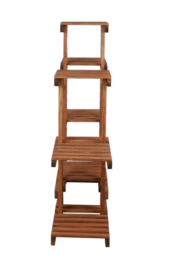 Online Blomsterlåda i trä för hemmet RKB /95x116x25/ Brun Växtställ