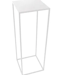 Outlet Blomsterställ LOFT MET 363 – 70 cm vit metall Krukor & Växtbehållare