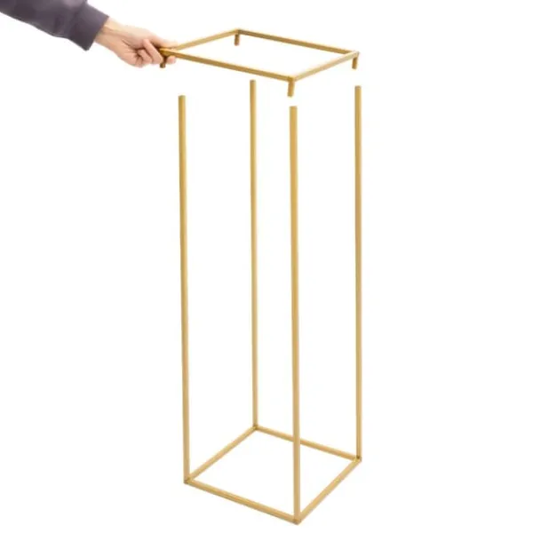 Discount Blomsterställ/Växtställ - Bord/fristående displayställ - 4-pack - 10 kg per ställ - Stål & plast - DIY placering för bröllop/dekor Trädgårdsprydnader