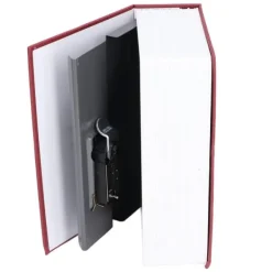 Outlet Bokformad stålskåp Klassisk hemlig bok Säkerhetslås Lösenord Typ Hushållsförvaring BoxRöd Kassaskåp