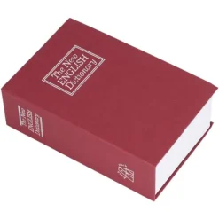 Outlet Bokformad stålskåp Klassisk hemlig bok Säkerhetslås Lösenord Typ Hushållsförvaring BoxRöd Kassaskåp