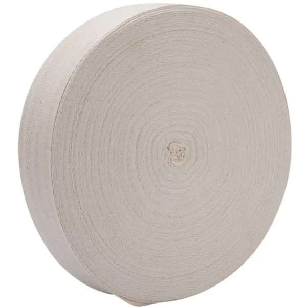 bomullsträdbandage förband bindande bälte ympning bonsai trädgårdsredskap (4 cm, vit)